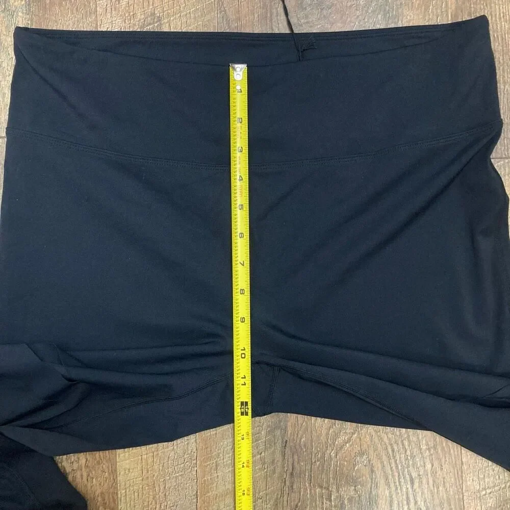 Zyia Active NWT Black Slash Luxe High Rise 7/8 24” Leggings Shredded sz 16-18 - Picture 8 of 11